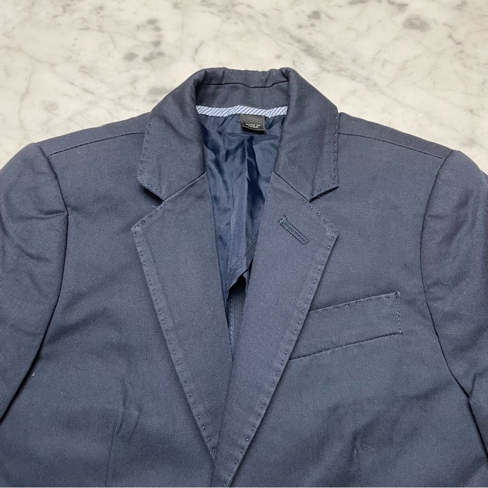 crewcuts Ludlow 3T Navy Blue Sport Suit Jacket Formal Blazer - Picture 2 of 10